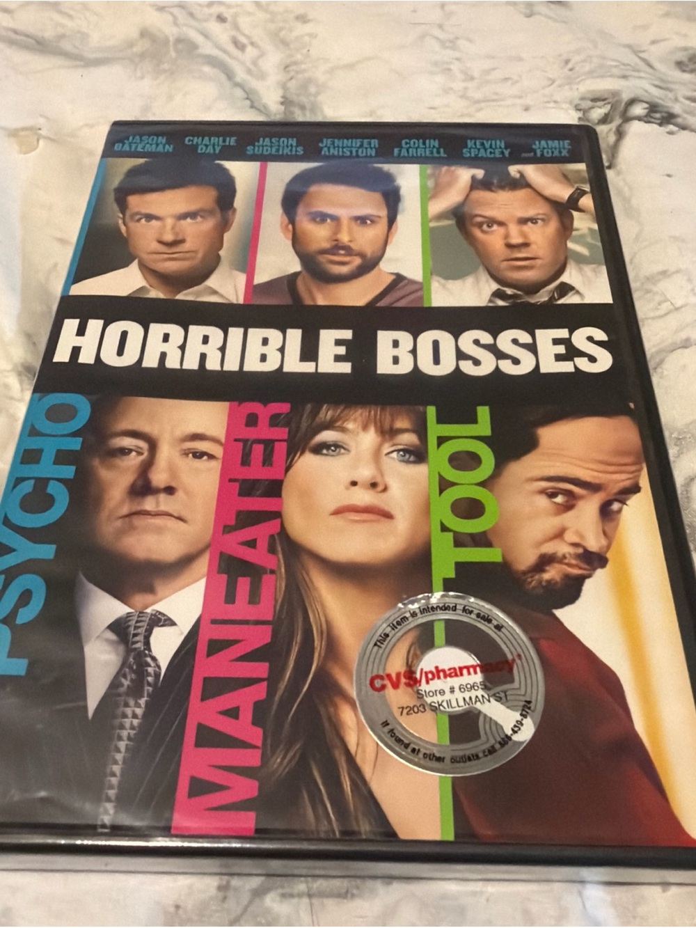 Horrible Bosses DVD - Black Case with Colorful Cover